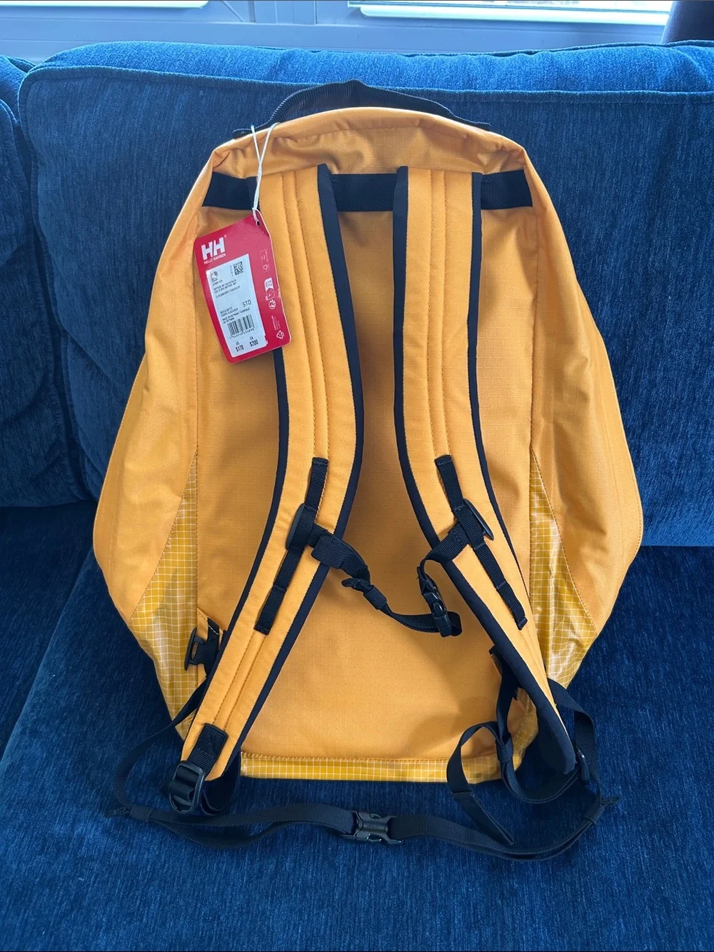 Helly Hansen Riptide Waterproof Backpack NWT $170 Orange Black Seam Shield
